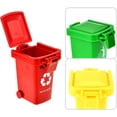 thumbnail image 2 of Limei 3 Pack Kids Toy Push Vehicles Garbage Cans Mini Truck's Trash Cans, 2 of 7