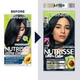 thumbnail image 3 of Garnier Nutrisse Ultra Nourishing Hair Color Creme,Permanent Hair Dye, IN1 Dark Intense Indigo, 1 Kit, 3 of 10