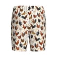 thumbnail image 7 of Daiia Funny Chicken Mens Woven Stretch Pajama Short,Short Pajama Pants-3X-Large, 7 of 7