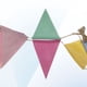 thumbnail image 2 of Banderín Banderas Banderas Triangulares Coloridas para Cumpleaños Pascua Aula Escuela Carnaval Decoraciones de Arpillera al Aire Libre 4 Cuerdas, 2 of 5