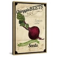 thumbnail image 2 of "Seed Packet Beet" Painting Print on Wrapped Canvas, 2 of 7