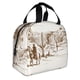 thumbnail image 2 of Disketp Western Desert Cowboys for Insulated Lunch Bag for Women and Men, Perfect for Work, Hiking, Picnic, 2 of 8