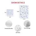 thumbnail image 7 of Blue Leaf Kitchen Dish Towels for Drying Dishes Set of 2, Modern Botanical Foliage Plant Country Flower Waffle Weave Microfiber Hand Tea Bathroom Towels Quick Dry & Absorbent Towel 15.7x23.6, 7 of 7