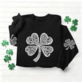 thumbnail image 3 of dazeni St Patricks Day Shirt Women Casual Basic Graphic Crewneck Sweatshirt Irish Shamrock Printed Long Sleeve Shirts, 3 of 5