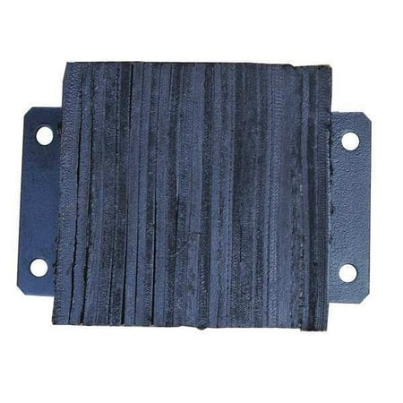 Manufacturer Varies Dock Bumper,10x6x16 In.,Rubber 26W580