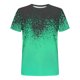 thumbnail image 4 of Camisetas de Manga Larga para Hombres Imprimir Fallow Cuello Redondo Camiseta, Moda Casual Manga Corta Mezcla de Algodón/Lino, 4 of 9