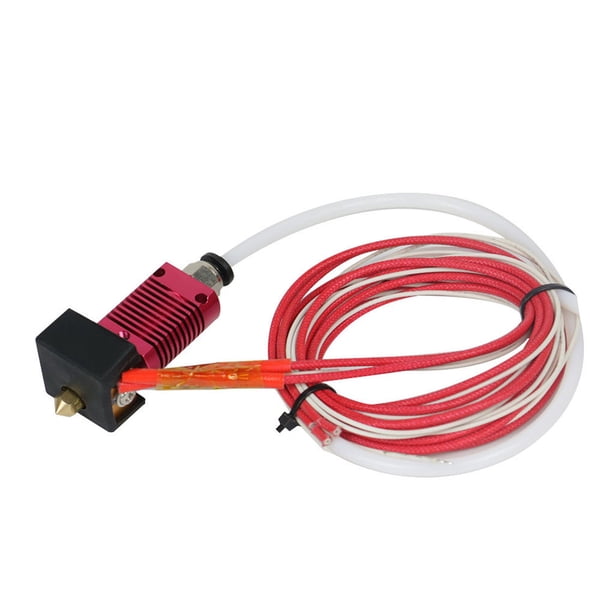 Juego de extrusora de impresora 3D Kit de cable de manguera de alimentación de boquilla de extrusora MK8 Accesorios de impresora 3D 24V Irene Inevent EL5577-00