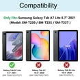 thumbnail image 7 of Artyond Case for Galaxy Tab A7 Lite 8.7 Inch 2021, Shockproof EVA Portable Handle Stand Cover Full Body Protective Case for Samsung Galaxy Tab A7 Lite 8.7 Inch 2021 Model (SM-T220/T225/T227), Blue, 7 of 7