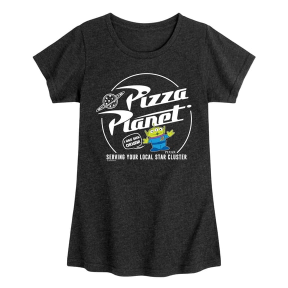 Toy Story - Pizza Planet - Youth Girls Fitted Short Sleeve T-Shirt