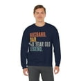 thumbnail image 5 of 40th Birthday Husband Dad Sweatshirt Gifts Crew Neck Shirt Long Sleeve, 5 of 5