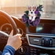 thumbnail image 4 of Colgante de Coche con Forma de Perro, Serie Rose, Acrílico, para Espejo Retrovisor, Diseño Impreso Transparente, Adorno Multiusos, Decoración Del Hogar, Un Regalo Ideal para Amigos, Tamaño 8,5 X 13 C, 4 of 4