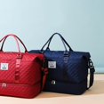thumbnail image 5 of Weekender Bags for Women, Carry on Overnight Weekend Travel Duffel Bag with Shoes Compartment &Toiletry Bag, Personal Item Bag for Travel Business Trips Sport Hospital(Dark blue), 5 of 8