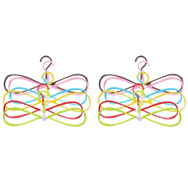12 Unids Percha Antideslizante de Plástico con Forma de 8 Perchas de Ahorro de Espacio Percha para Secar Perchas Perchas