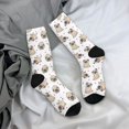 thumbnail image 5 of Logiee Pugs Print Adult Socks for Men & Women,Calf Socks, Ankle Socks,Boots Socks,Breathable Casual Sock,Unisex Crew Socks, 5 of 6