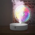 thumbnail image 4 of fastboy 2000mAh Mini Fan USB Hanging Air Conditioner Humidifier Night Light Three Speed Adjustable Ventilador for Travel Outdoors White, 4 of 8