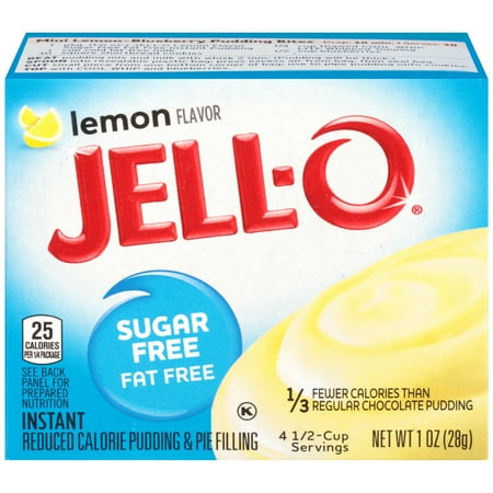 Jell-O Sugar Free Fat Free Lemon Instant Reduced Calorie Pudding & Pie
