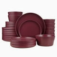 thumbnail image 6 of Stone + Lain Chelsea Stoneware Collection, Round Dinnerware Set, 24 Pieces Service for 8, Purple, 6 of 6