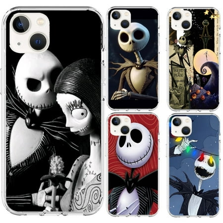 Nightmare Before Christmas Phone Case For iPhone 15 14 13 12 11 Pro Max Mini X XR 7 8 Plus SE Clear Shockproof Soft Cover-C