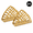 Triangle V-stripe Style Gold, variant on Stainless Steel Triangle V-Pattern Standing Napkin Holder 2 Pack Modern Minimalist Table Tissue Organizer for Restaurant Bar Hotel Café Kitchen Use