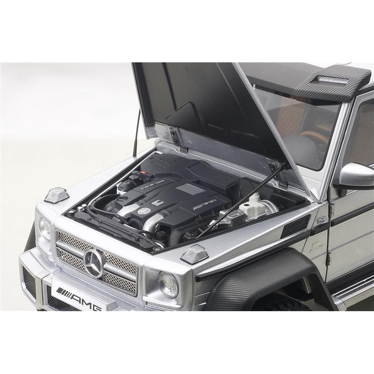 Mercedes G63 AMG 6X6 Silver 1/18 Model Car by Autoart - Walmart.com