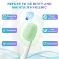thumbnail image 3 of 6Pcs Silicone Toothbrush Covers BPA-Free Compact Reusable Universal Simple Installation Tooth Brush Cover Caps, 3 of 8