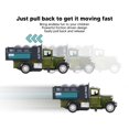 thumbnail image 4 of Transport Truck Model Diecast 1 32 Alloy Car Toy Classic Retro Transporter For Kid Gift, 4 of 13