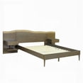 thumbnail image 4 of Queen-Size Bed Frame Boasting Live-Edge Headboard & Nightstands, 4 of 10