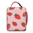 thumbnail image 6 of Strawberry Lunch Box Insulated Lunch Bag Box Women Men Reusable Cute Small Bento Lunch Box Containers for Travelers Cooler Tote Bag Lunchbox for Office School Picnic, 6 of 6