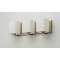 thumbnail image 2 of 11253SWSN Maxim Lighting Wrap-Bath Vanity-with Square Glass Shades-5.75 inches high-Satin Nickel Finish-3 Bulb Count, 2 of 5