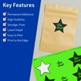 thumbnail image 3 of Avery Printable Star Labels, Neon Green, 2-1/4" x 2-3/8", 240ct, 3 of 11