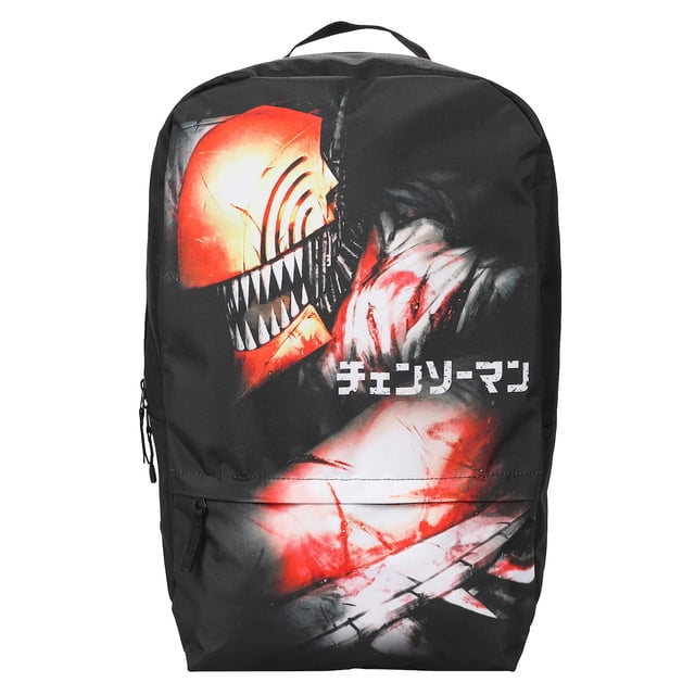 Mochila Bioworld Chainsaw Man Denji Black, unisex, para adultos