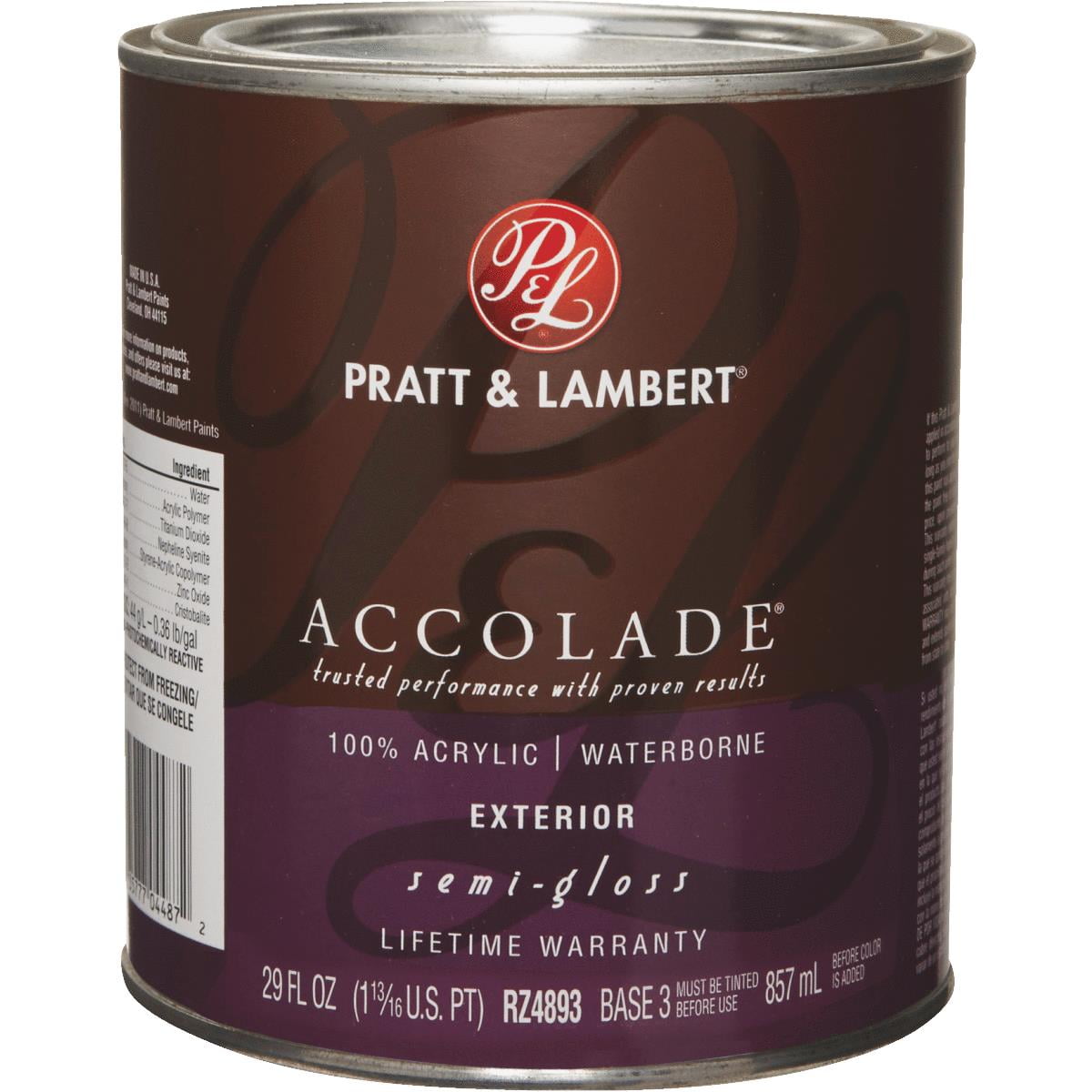 Pratt & Lambert Ext S/G Base 3 Paint
