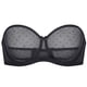 thumbnail image 1 of Sostén DOBREVA 34E Transparente Sin Tirantes con Aros Talla Grande Negro, 1 of 6