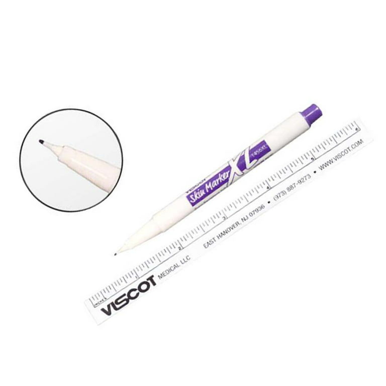 Viscot Mini XL Surgical Ultrafine Fine Tip Skin Marker Pen (100 Pieces)