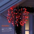 thumbnail image 5 of Alpine Corporation CRD100L-RD Christmas Snowflake Large Ornament with 96 LED Lights, 16 Inch Tall, 16-Inch, Red, 5 of 5