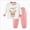 D55-Pink, variant on 4-5 Years Toddler Cotton Pajama Set Girls Long Sleeve Top & Pants Soft Cotton Underwear Loungewear Sleepwear Set Pjs For Girls Cute Girl Pajamas