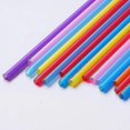 thumbnail image 2 of 300 Pcs Colorful Plastic Long Disposable Drinking Straws, 2 of 4