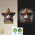 thumbnail image 4 of Star Shaped Energy Saving Night Light Living Room Night Light, Bedroom Night Light, Corridor Night Light, Study Night Light Black Cute Cat and Flowers, 4 of 6