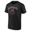 thumbnail image 2 of Men's Black Minnesota Golden Gophers OHT Military Appreciation Stencil Stacked T-Shirt, 2 of 4