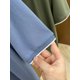 thumbnail image 4 of Camisa POLO de manga corta para hombre, informal, de negocios, sencilla y moderna, con solapa de color contrastante, nueva y de alta calidad para primavera/verano, 4 of 5