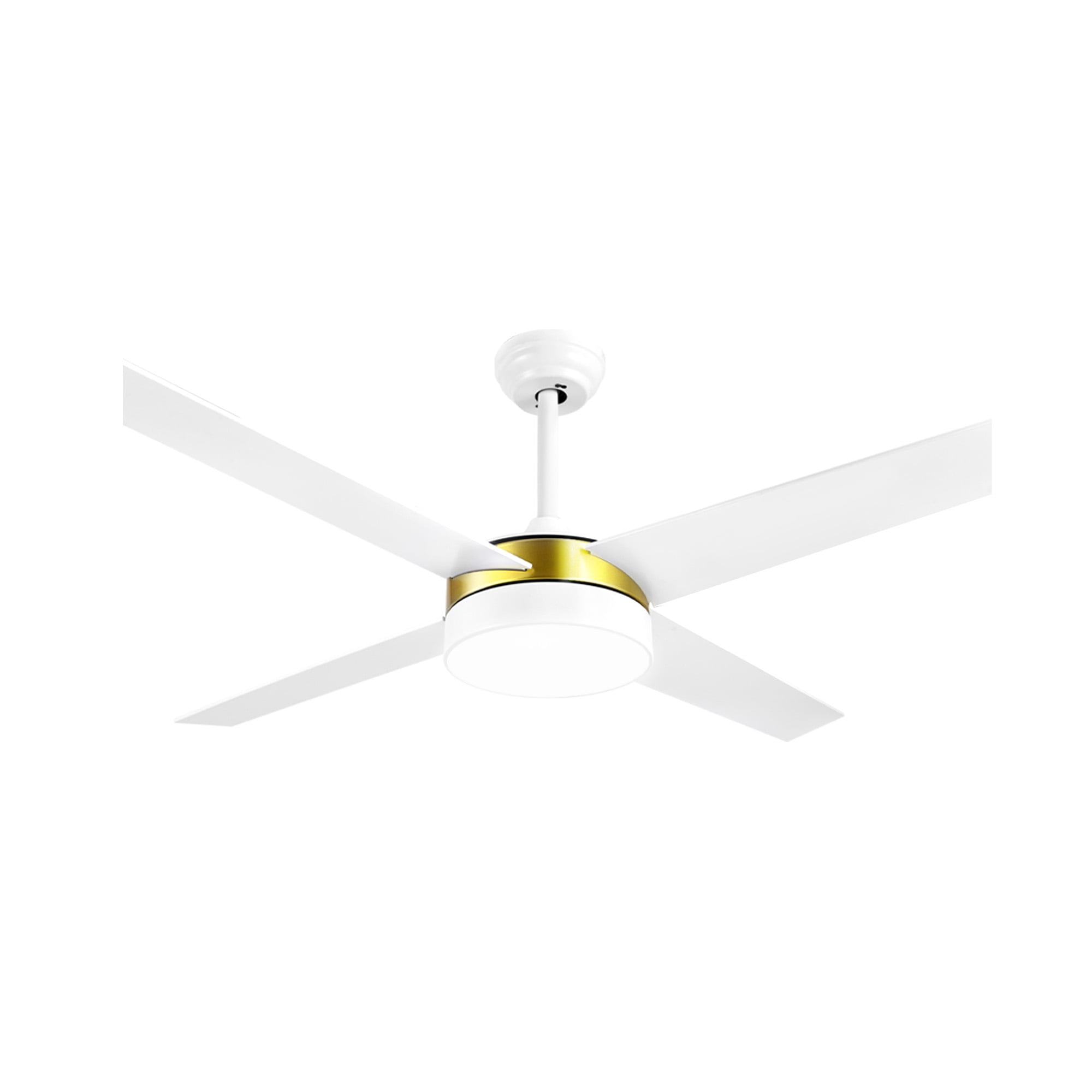 Uforic 52 Inch Ceiling Fans with Light and Remote, Modern Dimmable Fan for Indoor Outdoor