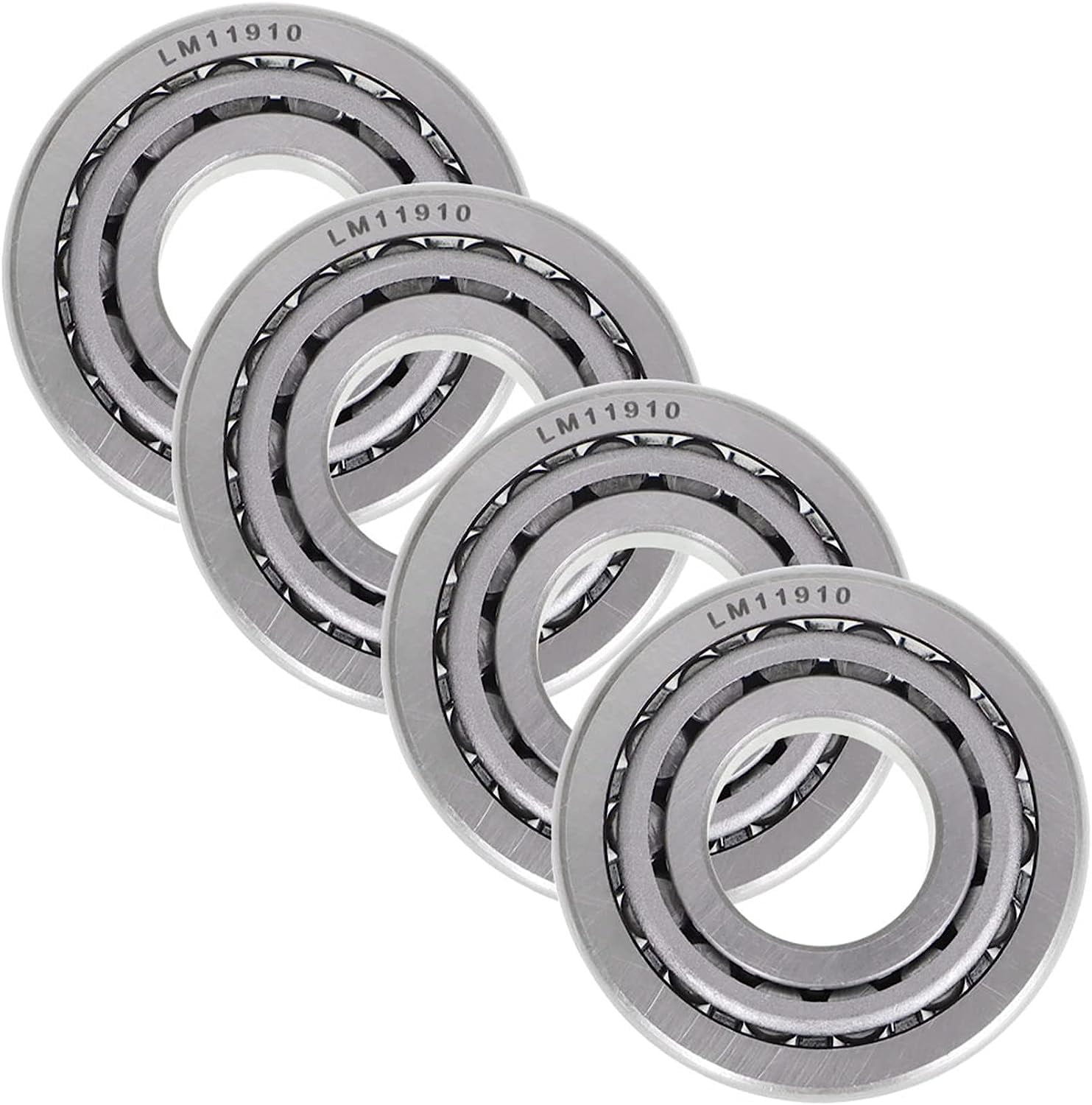 waltyotur 4 Pack Golf Cart Front Wheel Hub Bearings 1028390-01 1011319 1012686 1013776 Replacement for Club Car Precedent 2004 & Up Gas & Elec