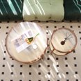 thumbnail image 4 of Modern Farmhouse Nesting Table Set - Round Solid Wood Coffee Table + Side Table for Living Room/Bedroom, 4 of 5