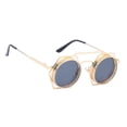 thumbnail image 4 of Gafas de Sol Macarena Steampunk Vintage Ronda Gris Dorado, 4 of 7