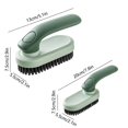 thumbnail image 3 of Zxsyw Household Cleaning Supplies - Soft Bristled Shoe Brush, Multifunctional Laundry Brush with Folding Handle - Long Lasting Shoe Washing Tool for Delicate Care of Footwear, 3 of 5