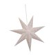thumbnail image 2 of Pantalla de lámpara de estrella hueca con luces LED de cadena, pantalla de lámpara colgante decorativa 45 centímetros, 2 of 9