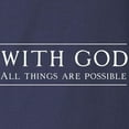 thumbnail image 3 of CafePress - With God All Things Are Possible Long Sleeve T Shi - Long Sleeve Dark T-Shirt, 3 of 4