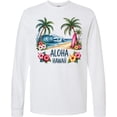 thumbnail image 3 of Inktastic Aloha Hawaii Tropical Beach Surfboard Design Long Sleeve T-Shirt, 3 of 5