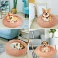thumbnail image 5 of Dog Bed, Round Plush Pet Bed, Cat Bed, Dog House, Puppy Cushion, Portable Warm Soft Comfortable Dog Sofa, Donut Shape Small Dog Bed Soft Cat Sleeping Bed, 5 of 5
