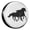 Fine horses running, variant on KAKALAD Texas state flag Spare Tire Cover Universal Vehicle Accessories Buckle Car Tools 14”in